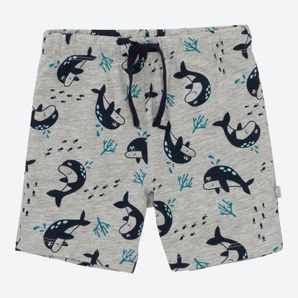 Bild 1 von Baby-Jungen-Shorts mit Wal-Muster