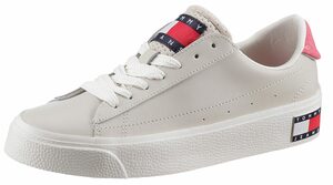 Tommy Jeans »TOMMY JEANS VULCANIZED LEATHER« Plateausneaker mit Flagge im Plateau