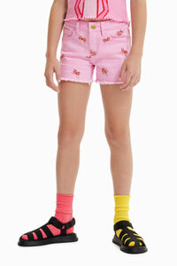 Jeans-Shorts Pink Panther
