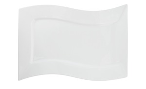 KHG Servierplatte weiß Porzellan Maße (cm): B: 28 H: 3,8 Geschirr
