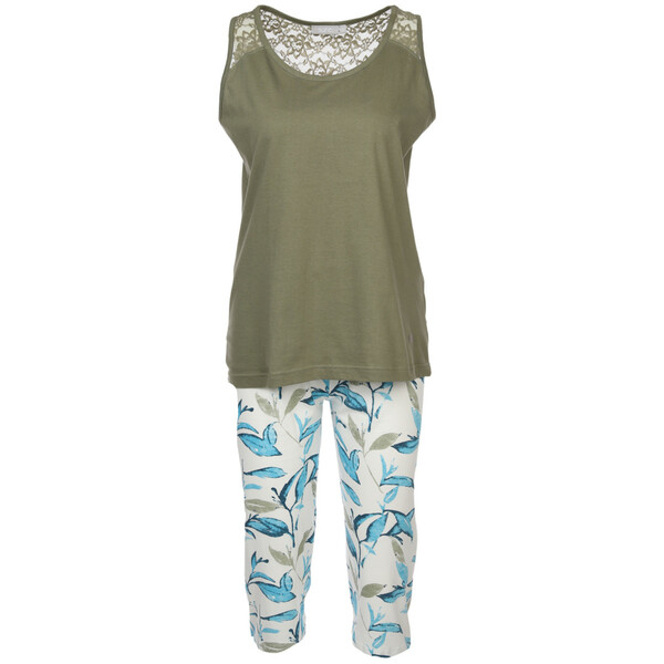 Bild 1 von Damen Pyjama mit 3/4 Hose