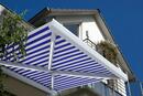 Bild 1 von HOME DELUXE LED Vollkassettenmarkise ELOS V2 - marineblau-weiß 350 x 250 cm