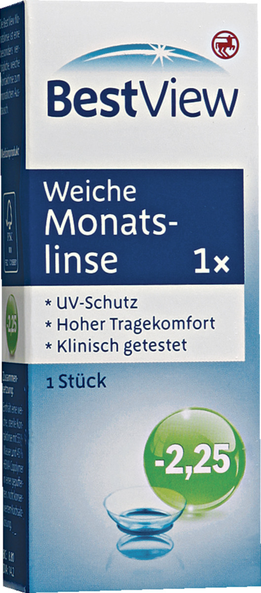 Bild 1 von Best View weiche Monatslinse -2,25