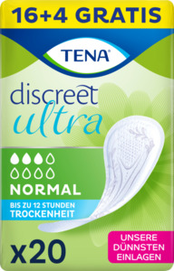 TENA discreet ultra Normal Einlagen 16+4