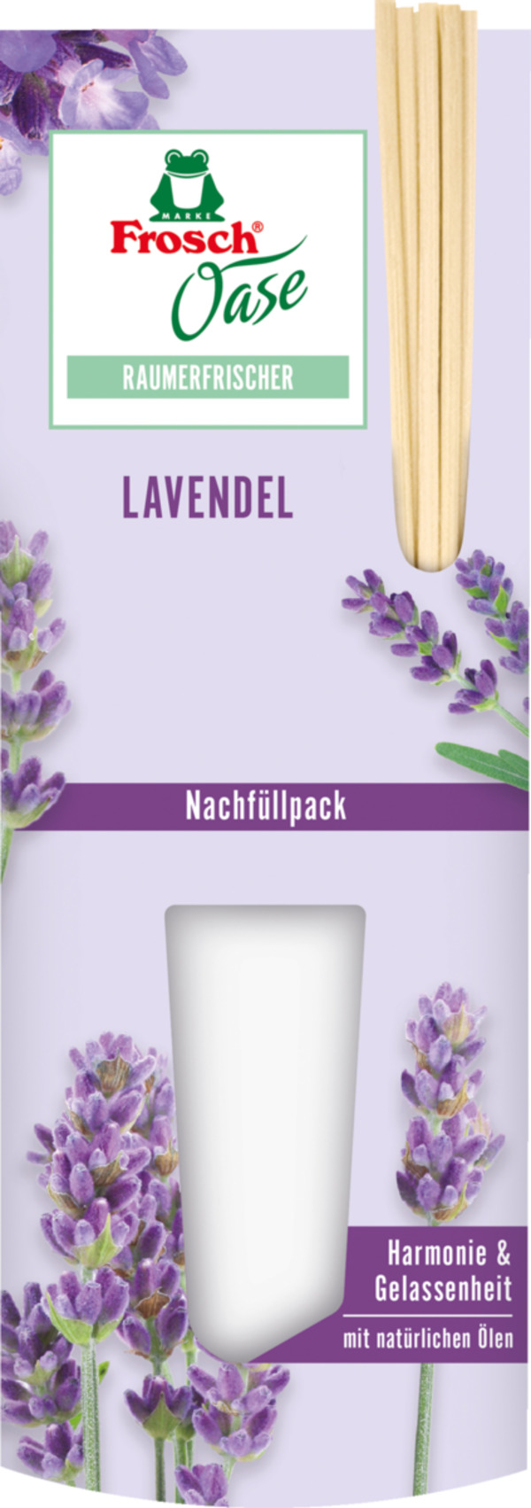 Bild 1 von Frosch Oase Raumerfrischer Lavendeltraum Nachfüllpack 3.10 EUR/100 ml