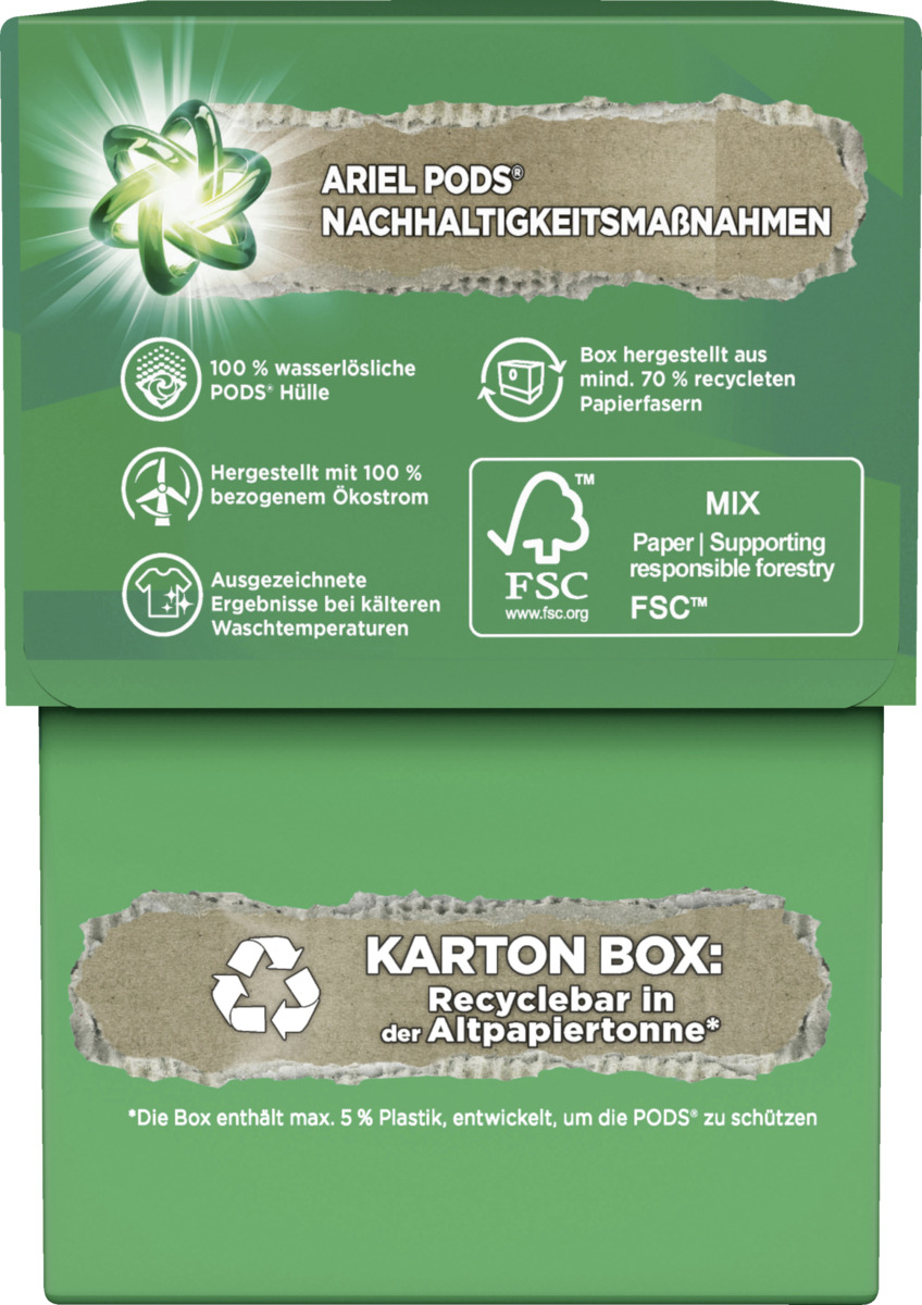 Bild 3 von Ariel All-in-1 Pods Colorwaschmittel Vorteilspack 38WL