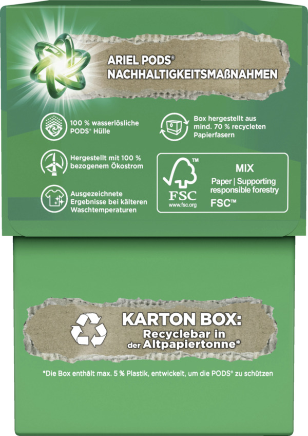 Bild 3 von Ariel All-in-1 Pods Colorwaschmittel Vorteilspack 38WL