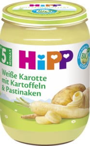 HiPP Bio Menü Weiße Karotte mit Kartoffeln & Pastinaken 0.50 EUR/100 g (6 x 190.00g)