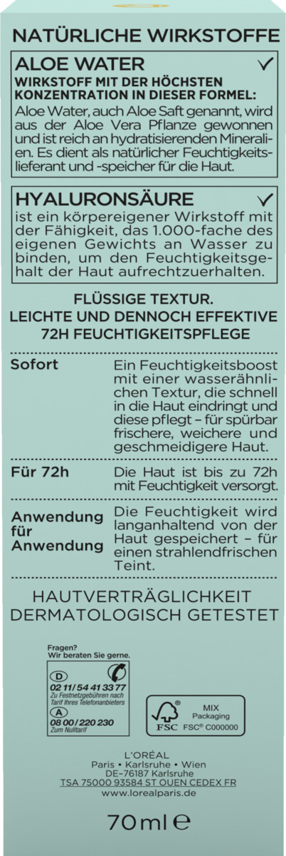 Bild 2 von L’Oréal Paris Hydra Genius Aloe Water 14.21 EUR/100 ml