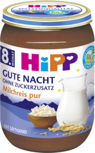 HiPP Bio Gute Nacht Milchreis pur 0.50 EUR/100 g (6 x 190.00g)