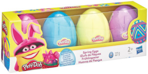 Hasbro 4er-Pack Play-Doh Frühlingseier Knete