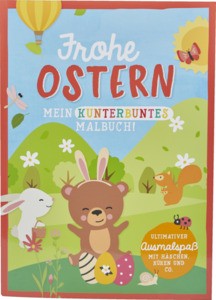 IDEENWELT Mein kunterbuntes Malbuch "Frohe Ostern"