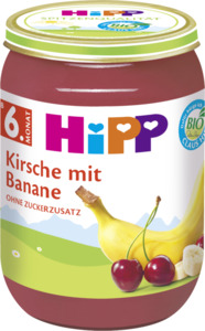 HiPP Bio Früchte Kirsche mit Banane 0.55 EUR/100 g (6 x 190.00g)