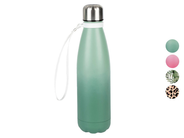 Bild 1 von ERNESTO® Isolierflasche, aus Edelstahl, mit Trageschlaufe
