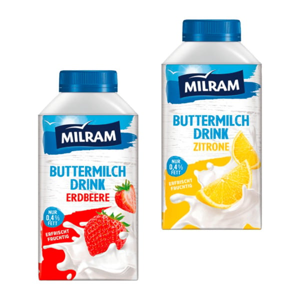 Bild 1 von MILRAM Fruchtbuttermilch