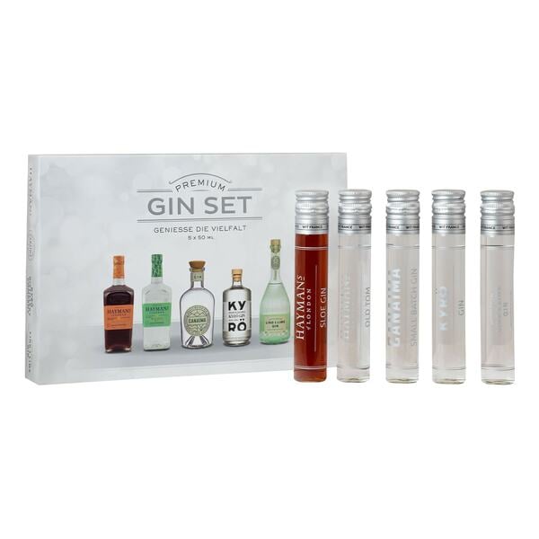 Bild 1 von Premium Gin Set 26,0 - 47,0 % vol 5 x 0,05 Liter