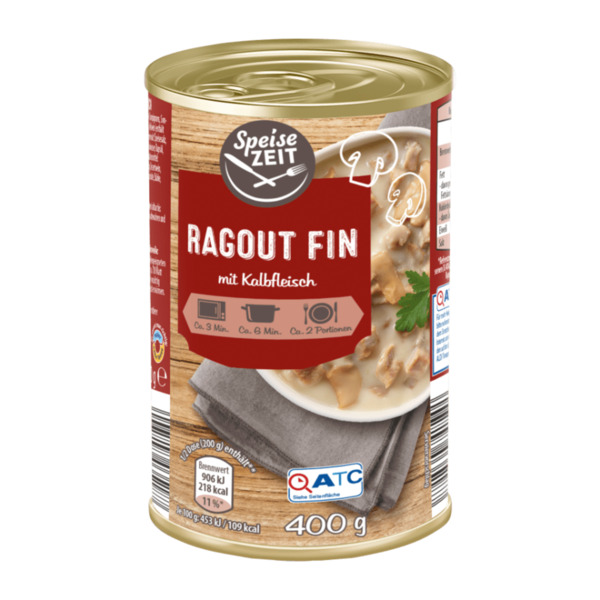 Speisezeit Ragout Fin Von Aldi Nord Ansehen 8173