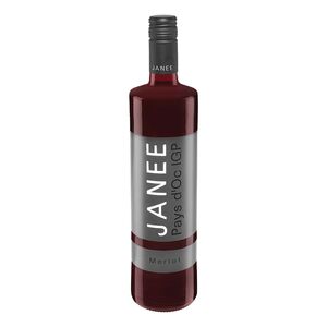 Janee rouge Merlot IGP 13,0 % vol 0,75 Liter - Inhalt: 6 Flaschen
