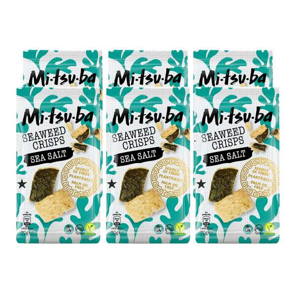 Bild 1 von Mitsuba Seaweed Crisps Sea Salt 70g, 6er Pack