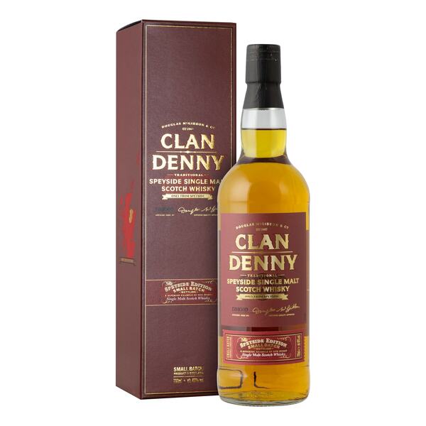 Bild 1 von Clan Denny Speyside Single Malt Whisky 40,0 % vol 0,7 Liter