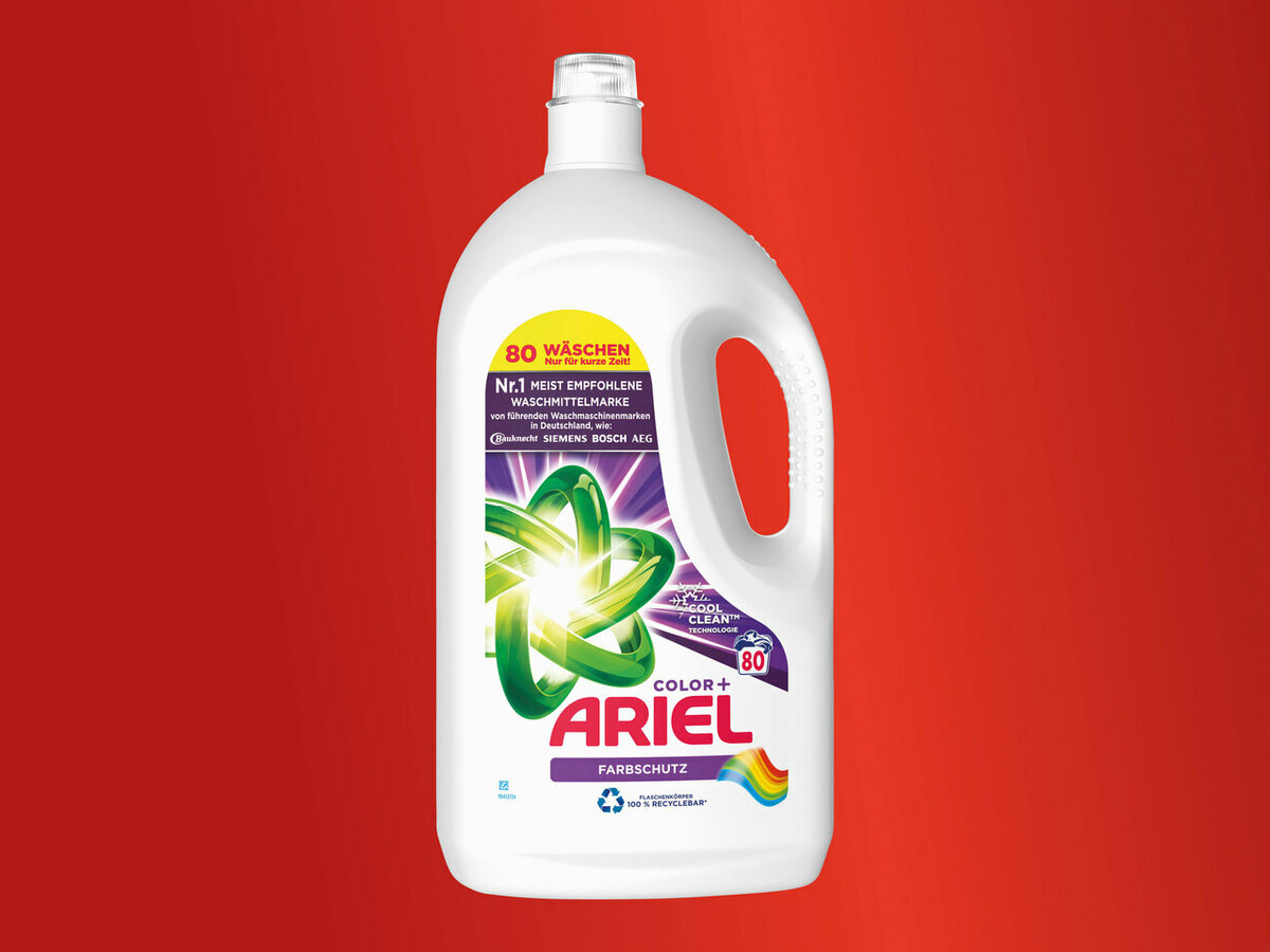Ariel Waschmittel 80 Wäschen von Lidl ansehen!