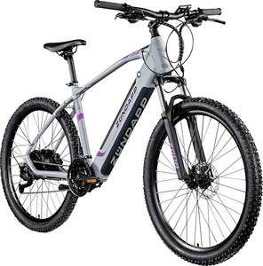 Zündapp E-Bike MTB Z808 650B Unisex 27,5 Zoll RH 48cm 27-Gang 504 Wh silber lila