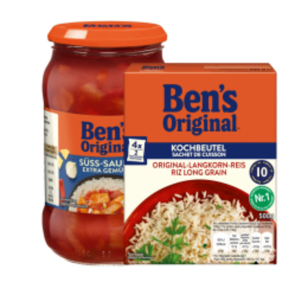 Bild 1 von Ben's Reis lose, im Kochbeutel oder Saucen