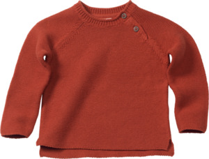 ALANA Kinder Pullover, Gr. 110, aus Bio-Baumwolle, rot