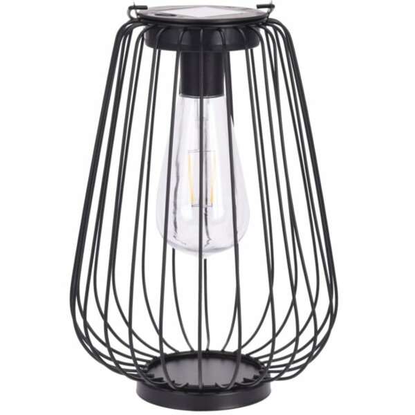 Bild 1 von Ambiance LED Solarlampe 27,5 cm schwarz