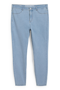 C&A CLOCKHOUSE-Super Skinny Jeans-High Waist, Blau, Größe: 56