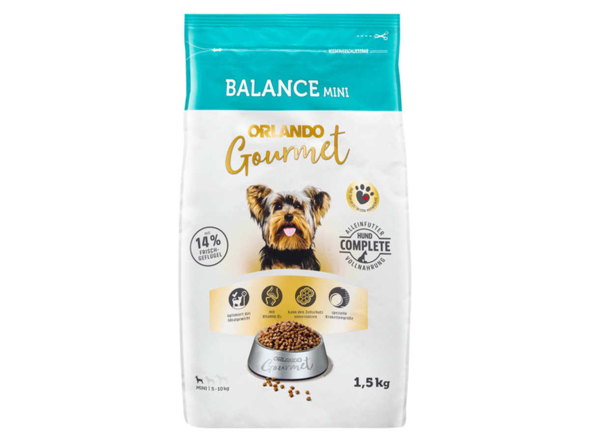 Bild 2 von ORLANDO Gourmet Hundetrockenfutter Balance Mini, 3 x 1,5 kg