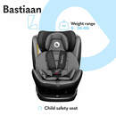Bild 3 von Lionelo Bastiaan Black Base Auto Kindersitz mit Isofix in grau schwarz Baby Autositz