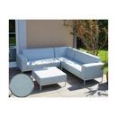 Bild 1 von Alu-Garten-Garnitur MCW-C47, Sofa, Outdoor Stoff/Textil ~ blau ohne Ablage, ohne Kissen