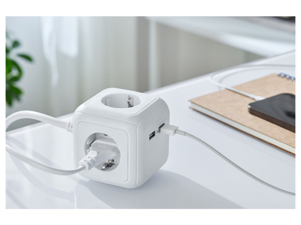 Bild 3 von SILVERCREST® Steckdosenwürfel mit USB-Ports (Achtung LV:OSDE)