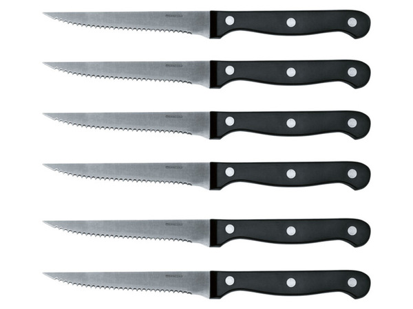 Bild 1 von ERNESTO® Edelstahl-Steakmesser-Set, 6-teilig