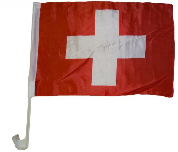 Bild 1 von Autoflagge Schweiz 30 x 40 cm