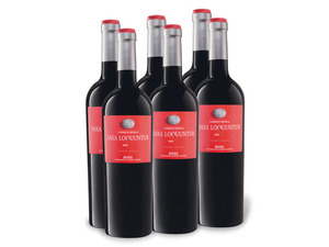 6 x 0,75-l-Flasche Weinpaket Carmelon Ortega Saxa Loquuntur uno Rioja DOC trocken, Rotwein