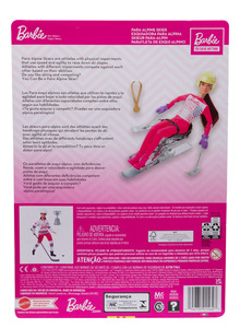BARBIE Para Sport Ski Alpin Barbie Set inkl. Zubehör Spielzeugpuppe Mehrfarbig