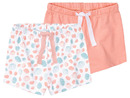 Bild 2 von lupilu® Kleinkinder Mädchen Shorts, 2 Stück, mit Bindeband