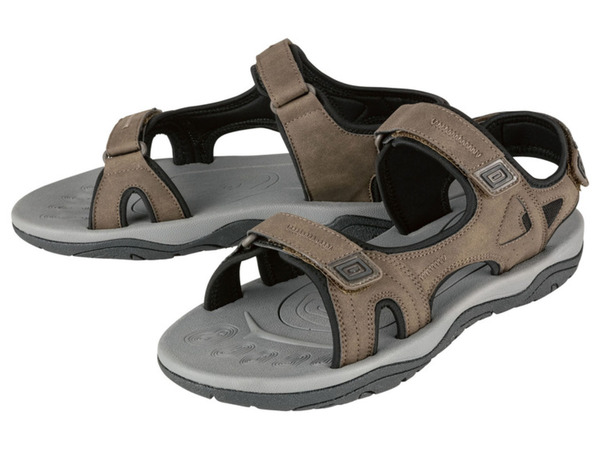 Bild 2 von CRIVIT Herren Trekkingsandalen mit verstellbaren Klettverschlüssen