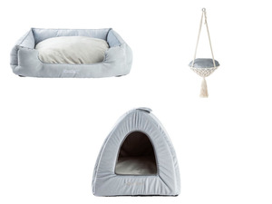 zoofari® Haustierschlafplätze, mit recyceltem Material, grau