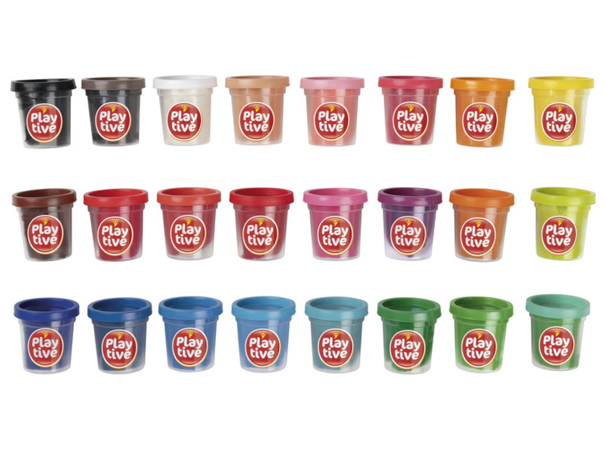 Bild 1 von Playtive Knetesortiment, 24-teilig