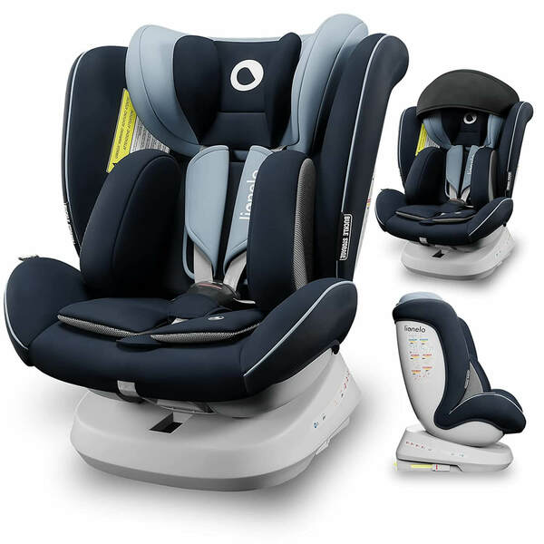 Bild 1 von Lionelo Bastiaan One Blau Auto Kindersitz mit Isofix Baby Autositz