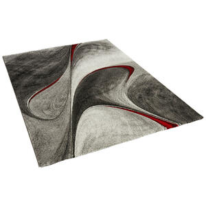 Teppich Brilliance ca. 160 x 230 cm grau-rot