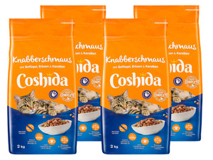 COSHIDA Knabberschmaus mit Geflügel, Erbsen & Karotten, 4 x 2 kg