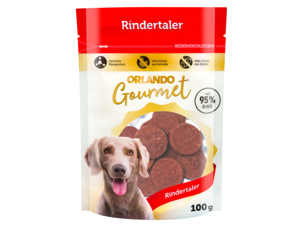 Bild 2 von ORLANDO Gourmet Hundesnack Rindertaler, 4 x 100 g