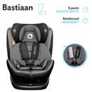 Bild 4 von Lionelo Bastiaan Black Base Auto Kindersitz mit Isofix in grau schwarz Baby Autositz