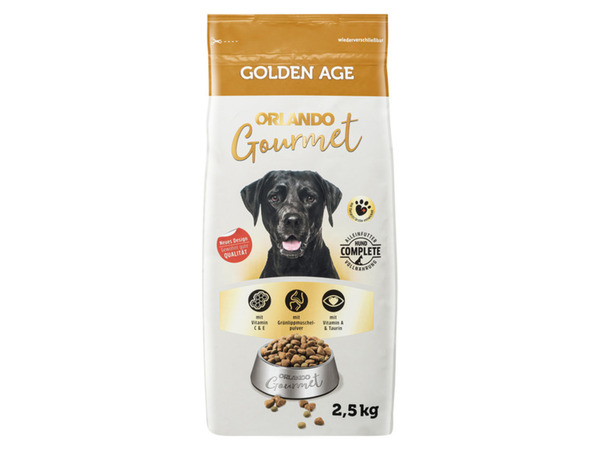 Bild 2 von ORLANDO Gourmet Hundetrockenfutter Golden Age, 4 x 2,5 kg