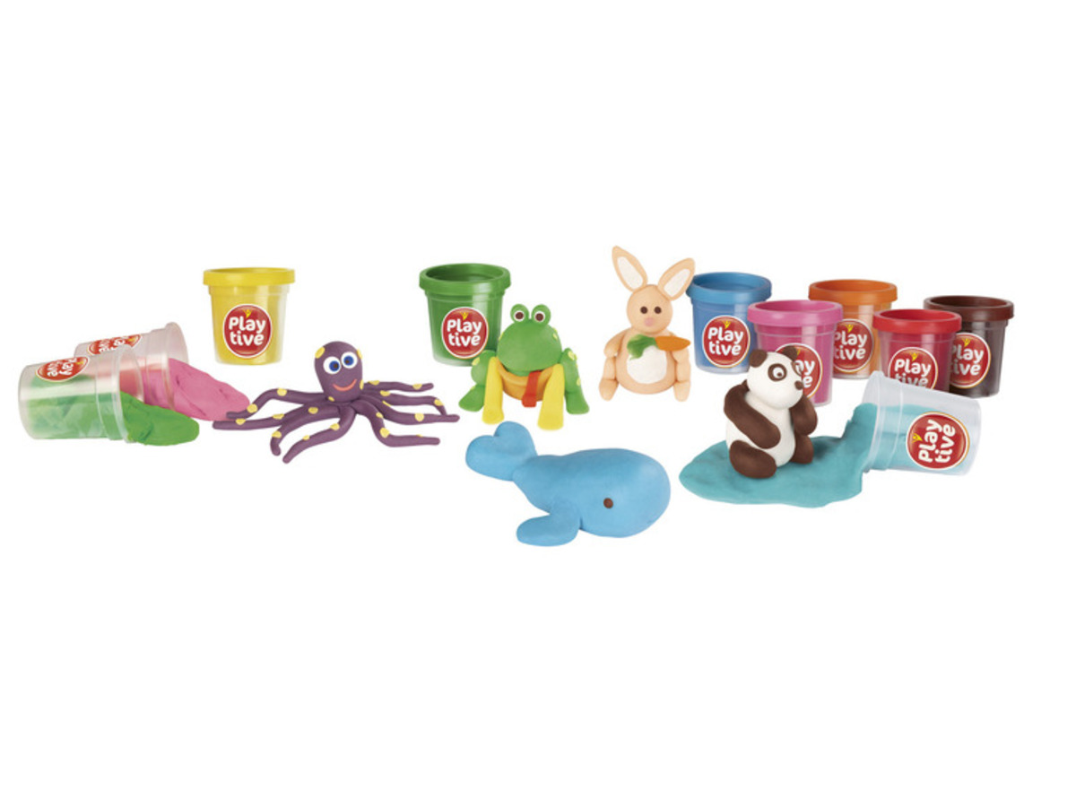 Bild 2 von Playtive Knetesortiment, 24-teilig