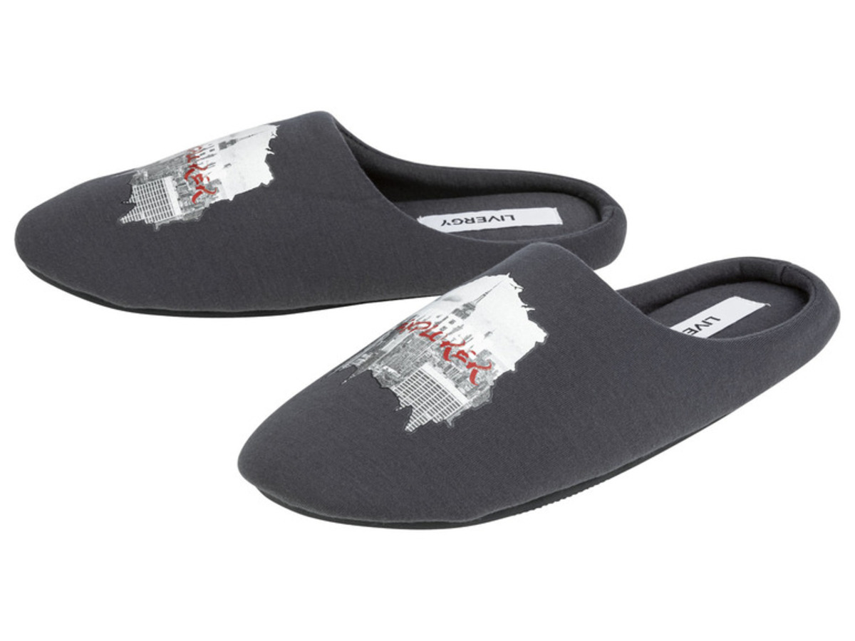 Bild 2 von LIVERGY® Herren Hausschuhe mit Innenfutter aus Textil